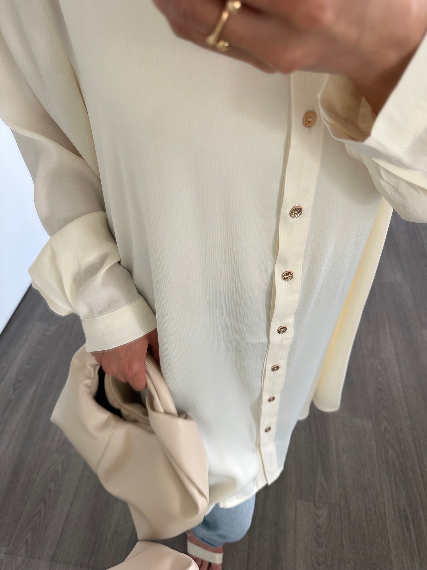 Chemise longue fluide