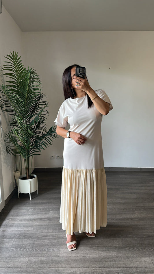 Robe Longue Crème