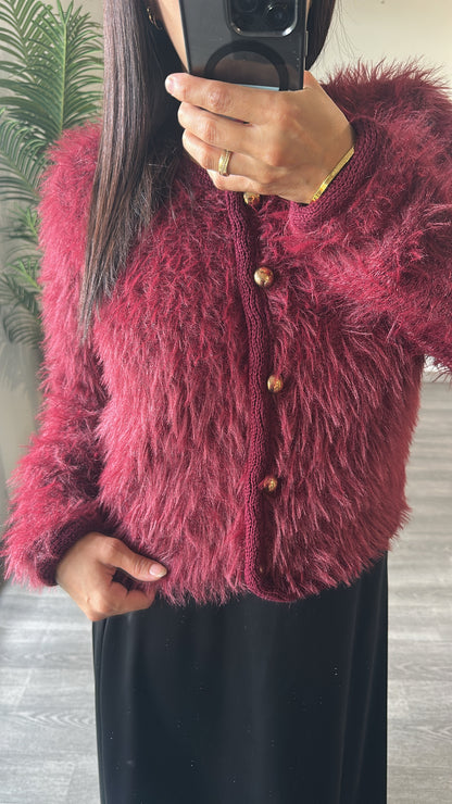 Cardigan bordeaux