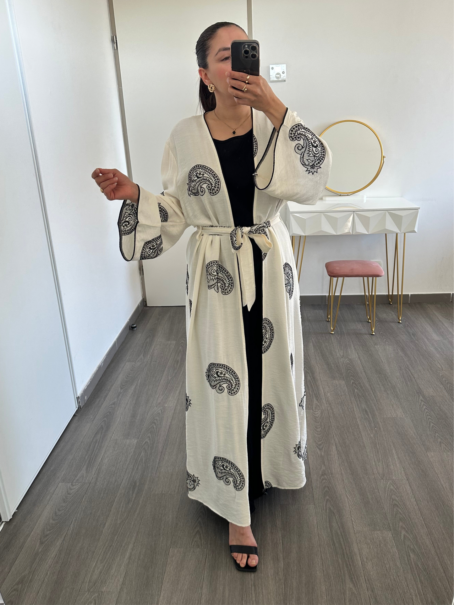 Ensemble kimono robe