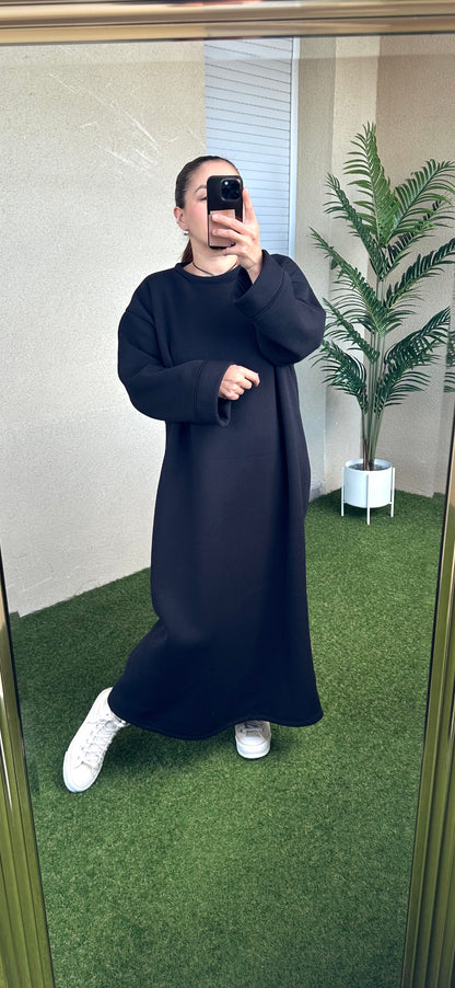Robe longue sweat