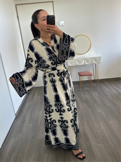 Robe imprimée colorée