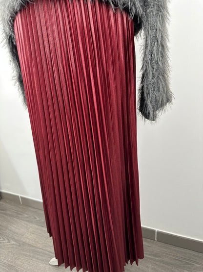 Jupe longue plissée