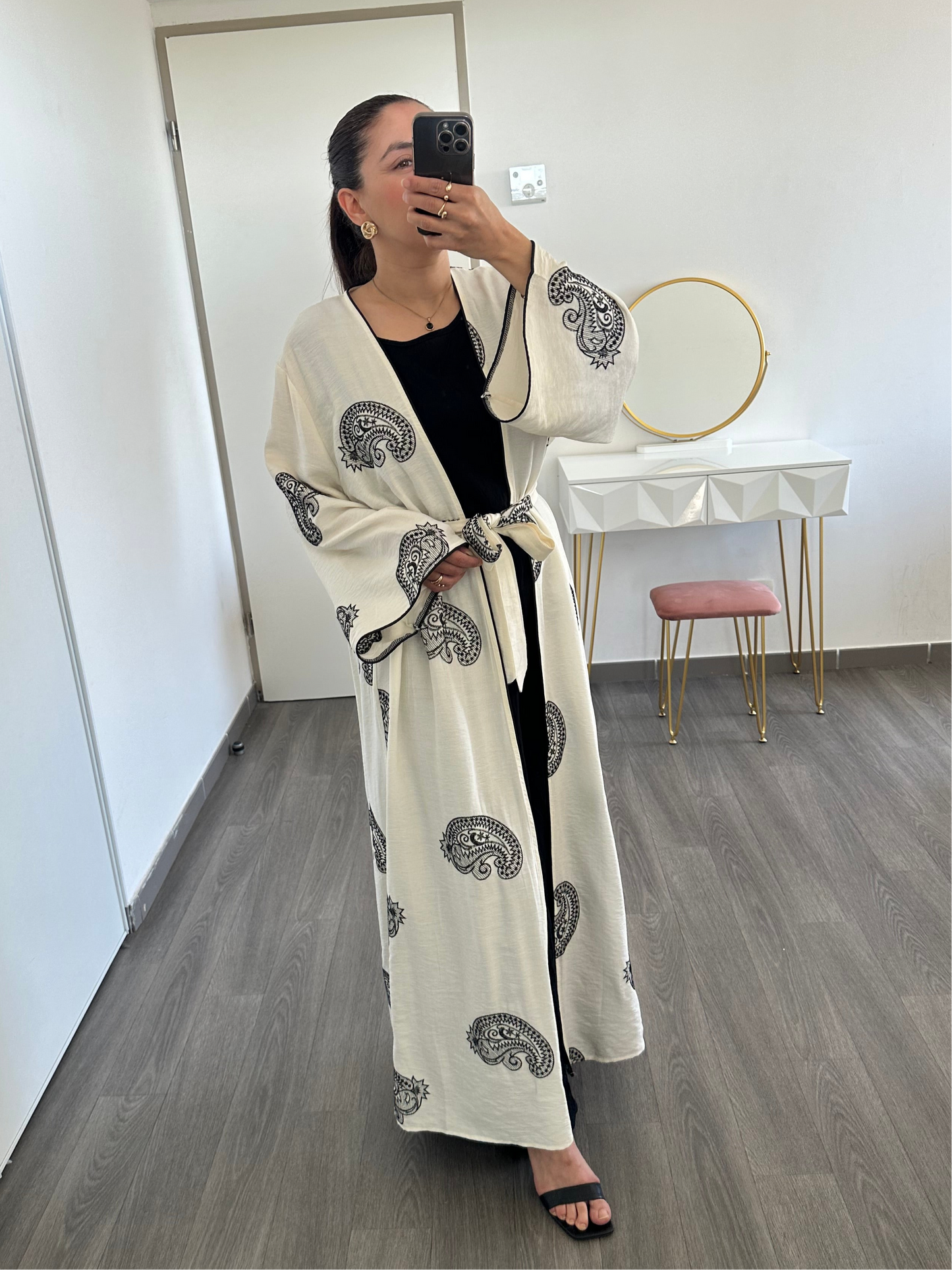 Ensemble kimono robe