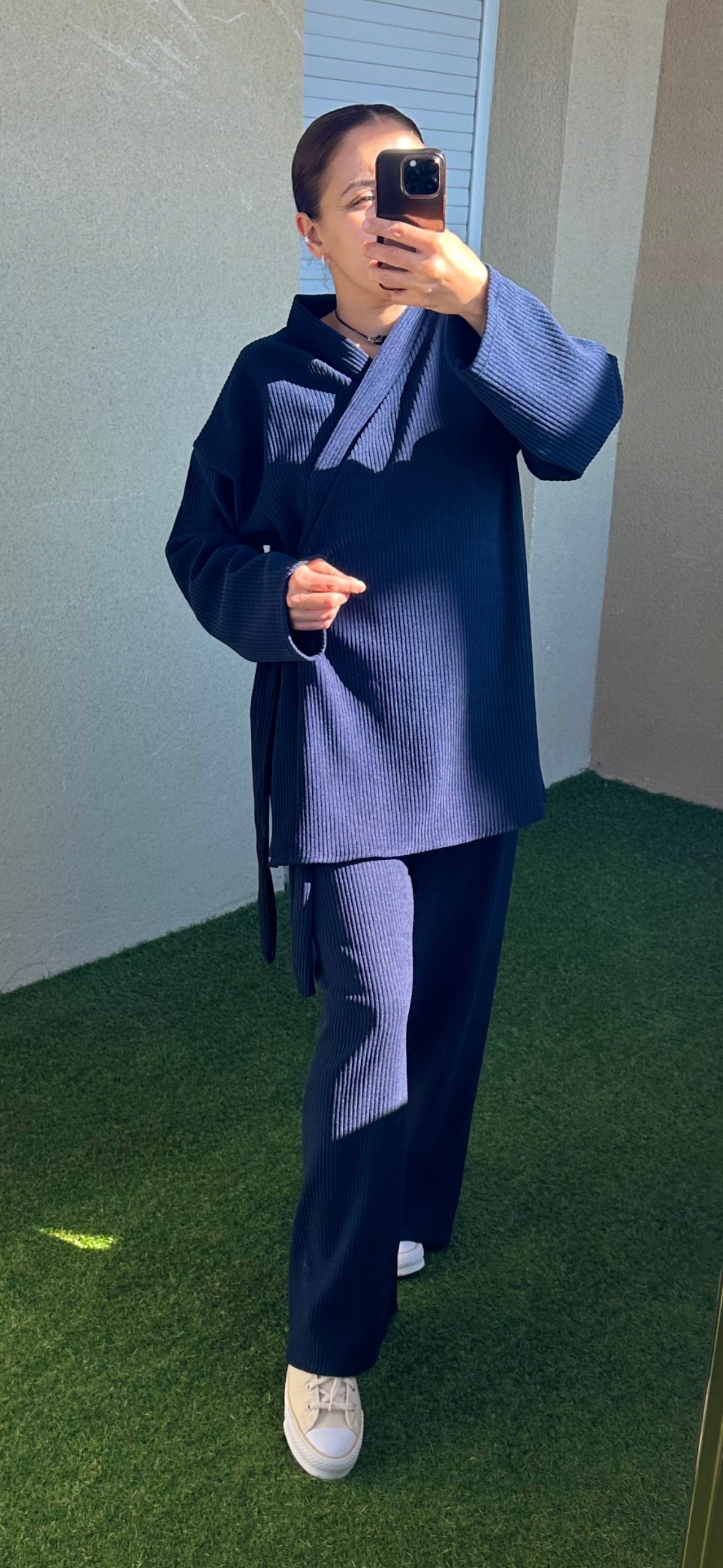 Ensemble effet velours