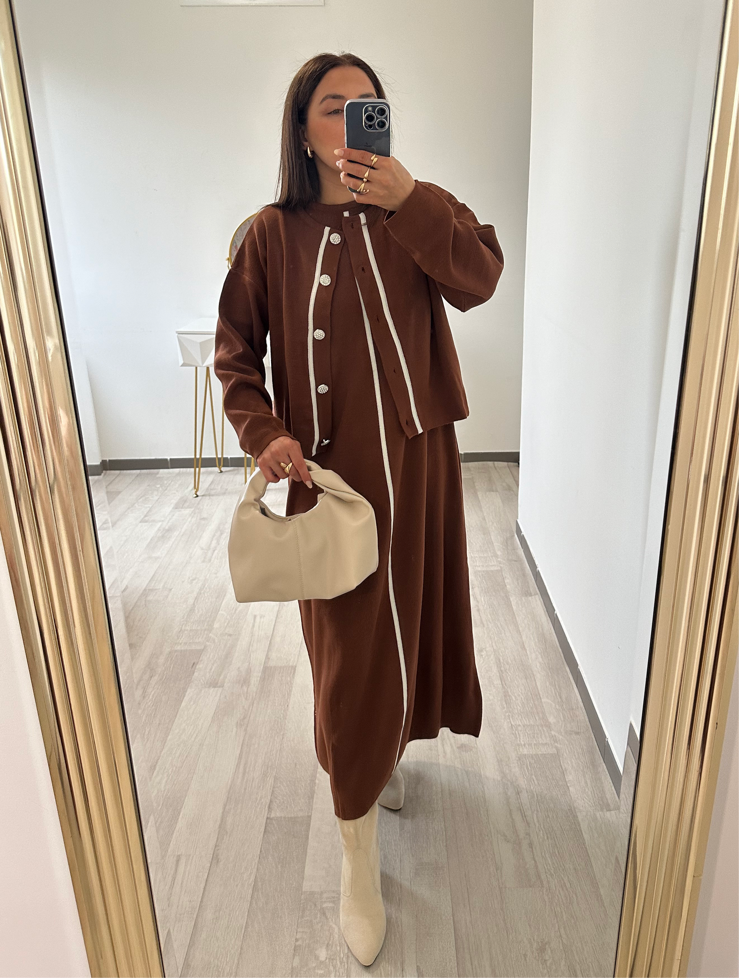 Ensemble robe cardigan