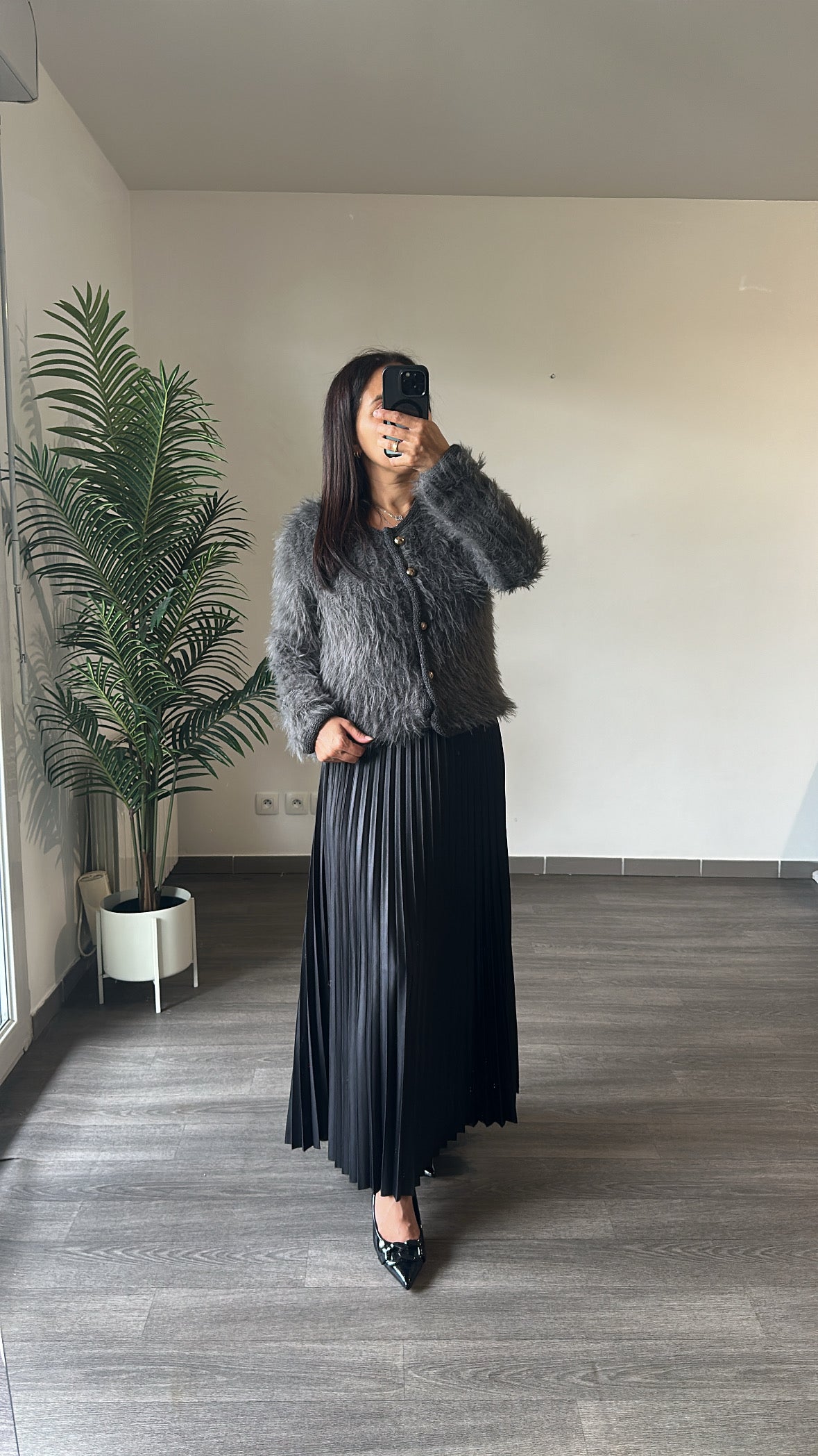 Cardigan gris