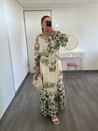 Robe imprimée colorée