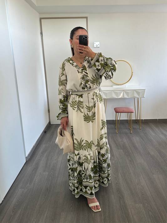 Robe imprimée colorée