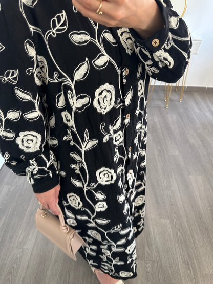 Robe chemise bohème