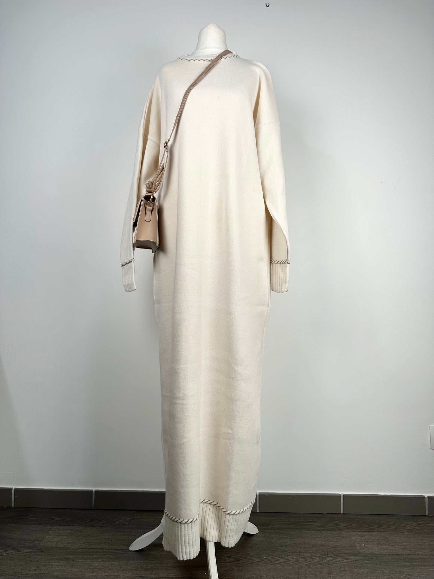 Robe longue en maille