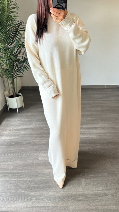 Robe longue en maille