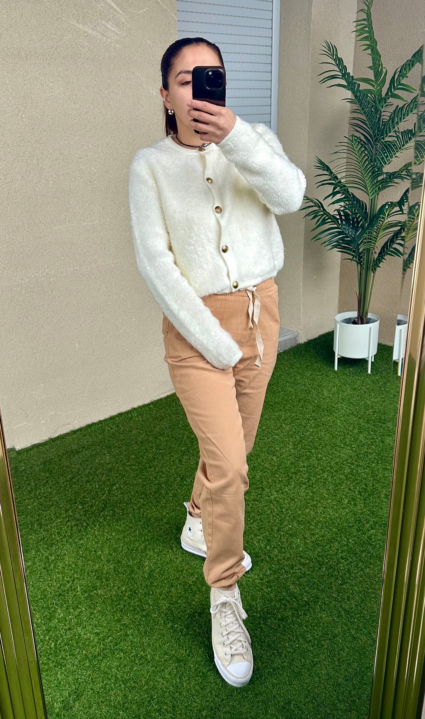 Pantalon élastique aux chevilles