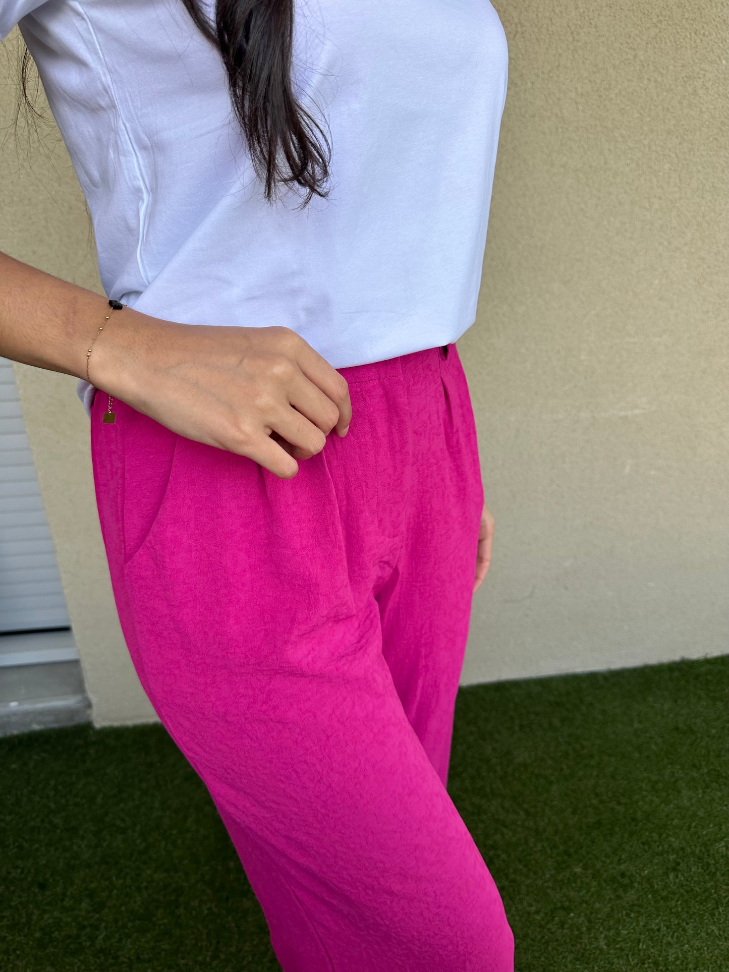 Pantalon fuchsia