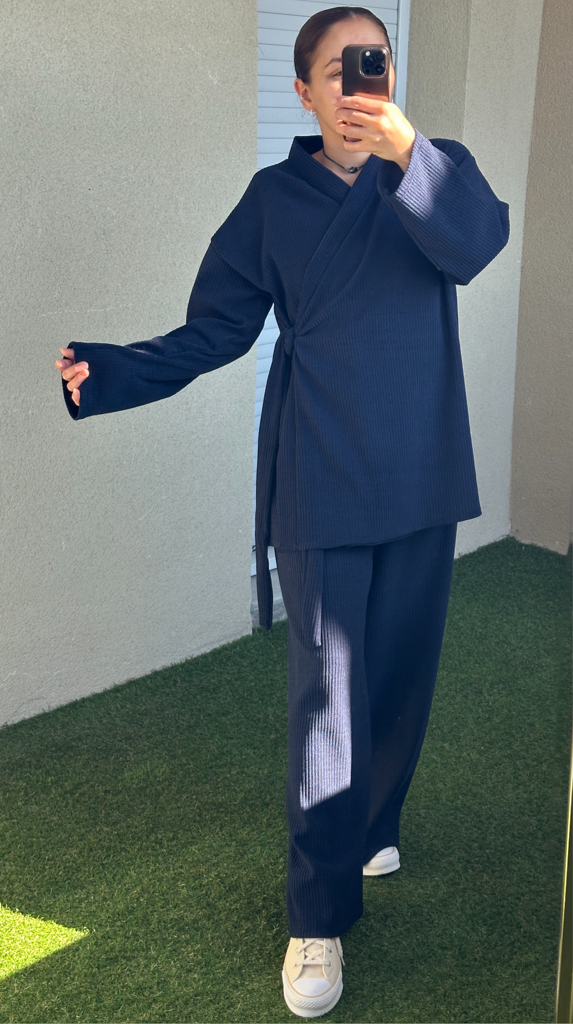 Ensemble effet velours