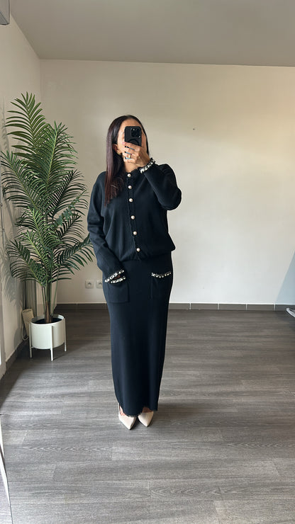 Ensemble jupe et cardigan