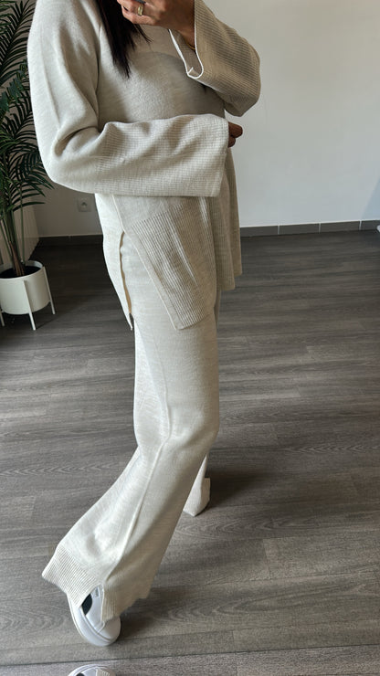 Ensemble en maille cocooning