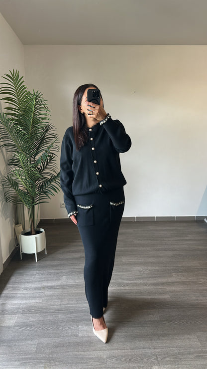 Ensemble jupe et cardigan