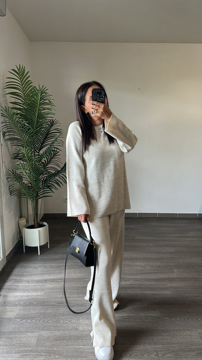 Ensemble en maille cocooning