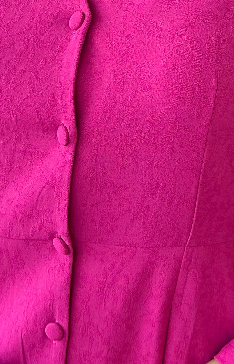 Robe couleur fuchsia