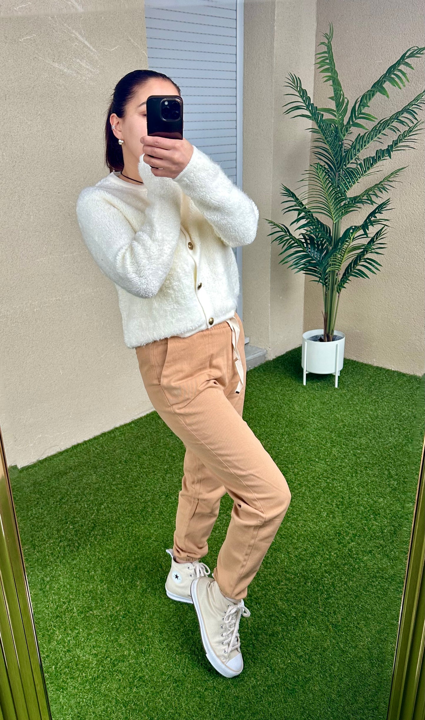 Pantalon élastique aux chevilles