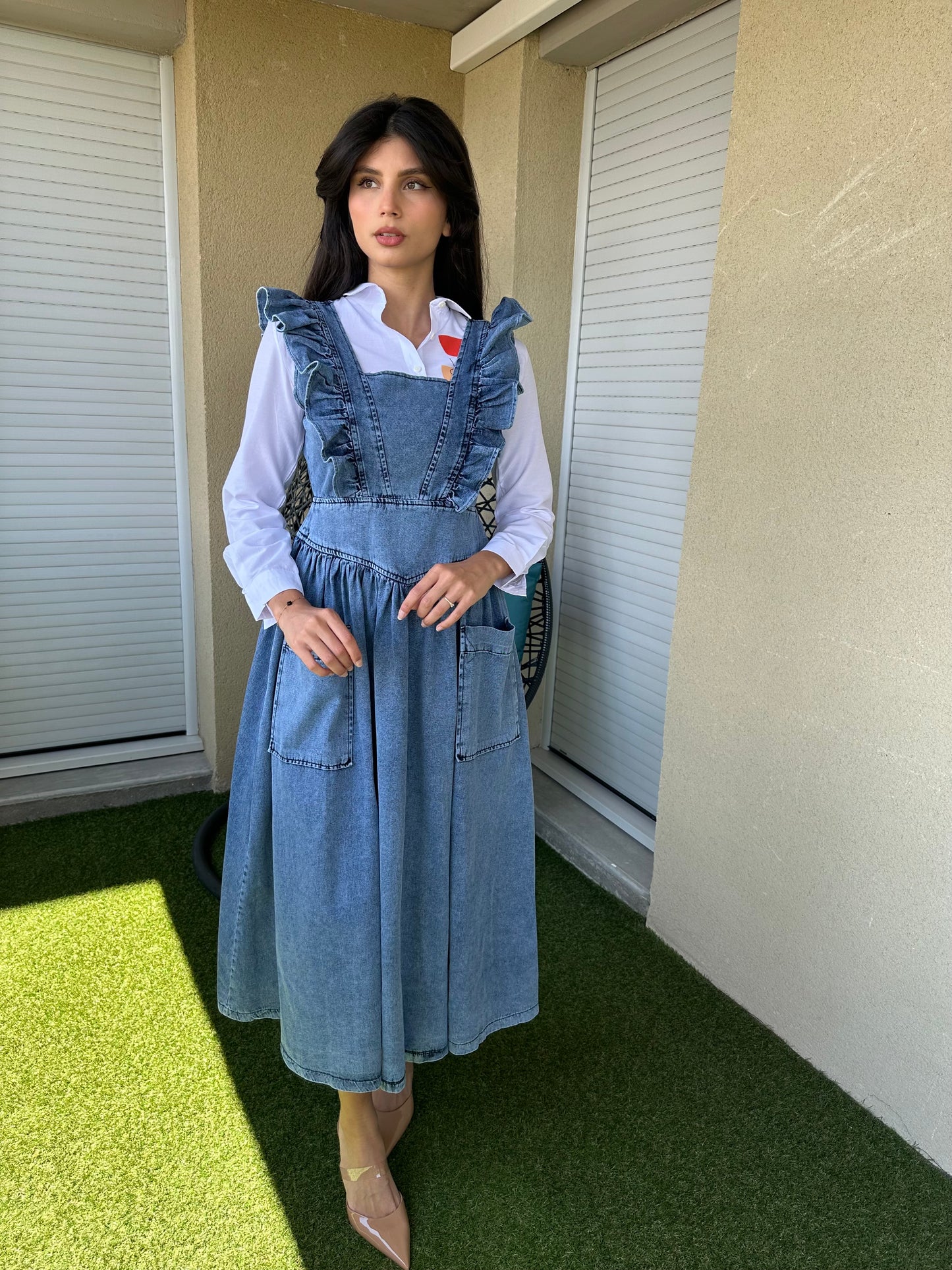 Robe en jean