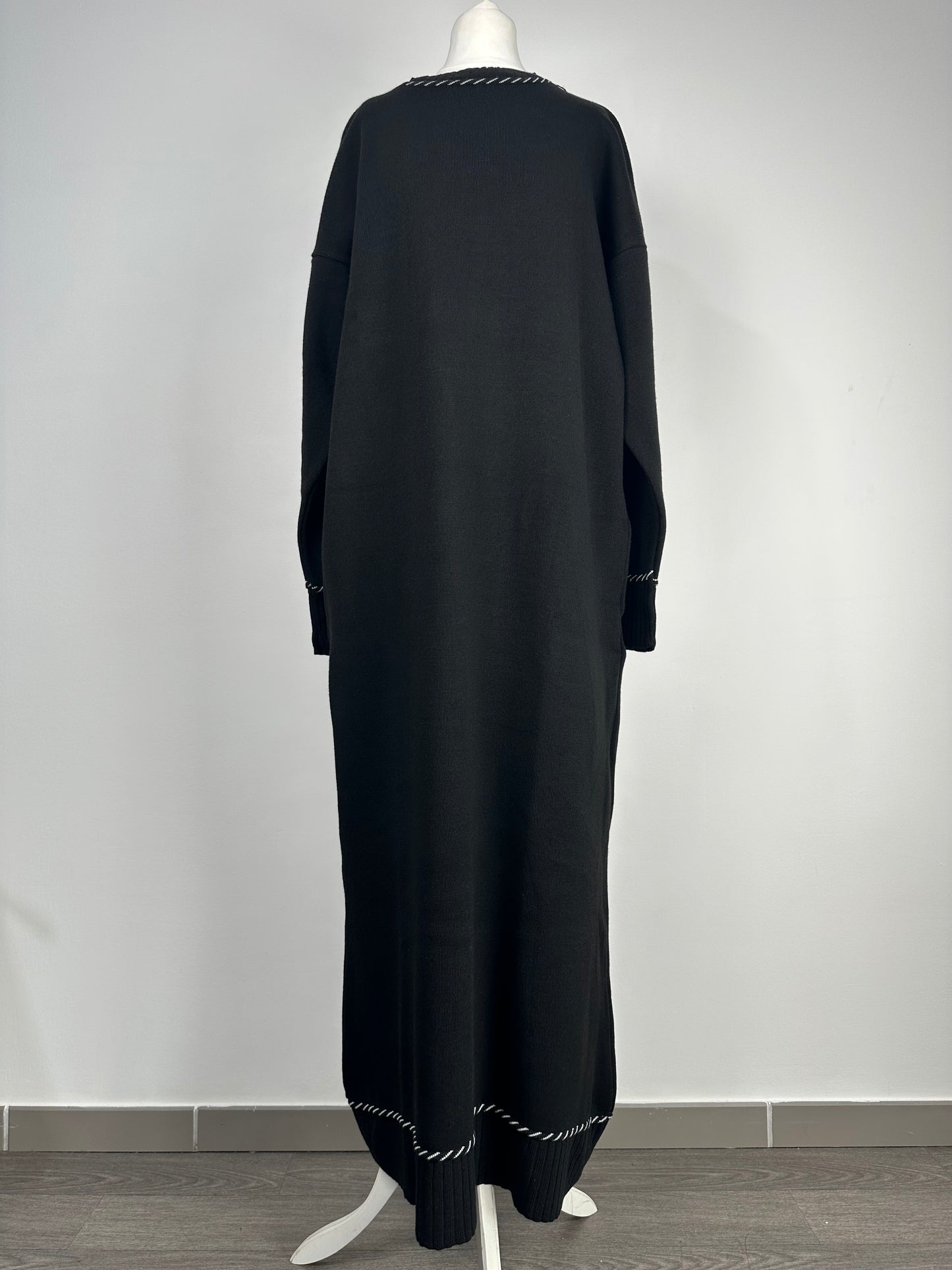 Robe en maille Noire