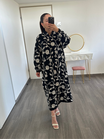 Robe chemise bohème