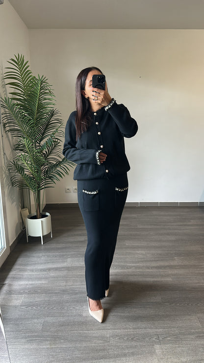 Ensemble jupe et cardigan