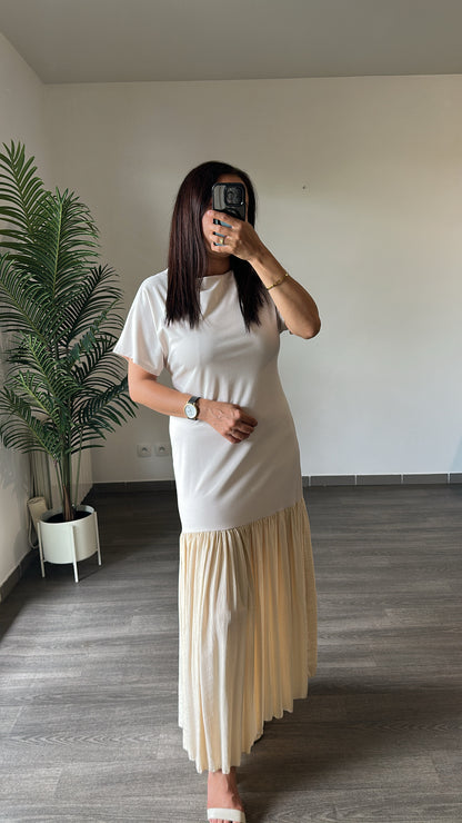 Robe Longue Crème