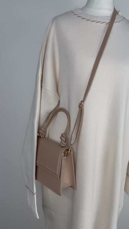 Robe longue en maille