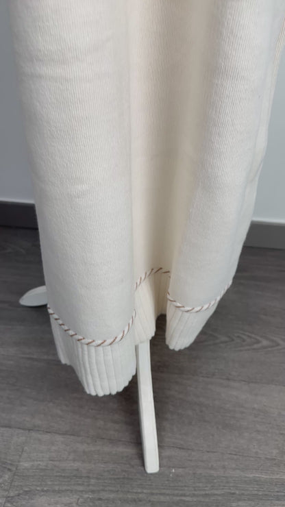 Robe longue en maille