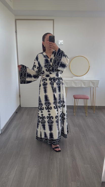 Robe imprimée colorée