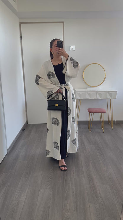 Ensemble kimono robe