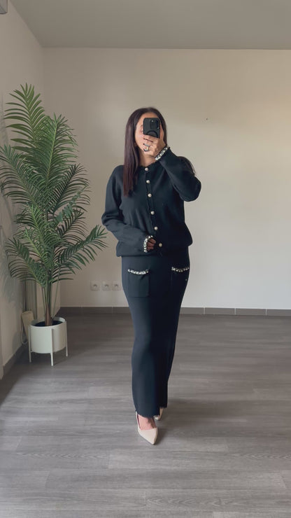 Ensemble jupe et cardigan