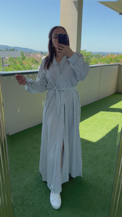 Robe à rayures